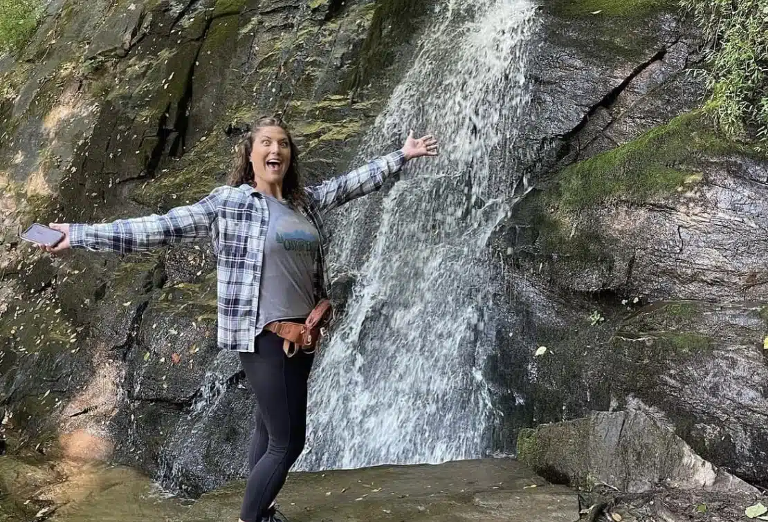 Clinician hiking